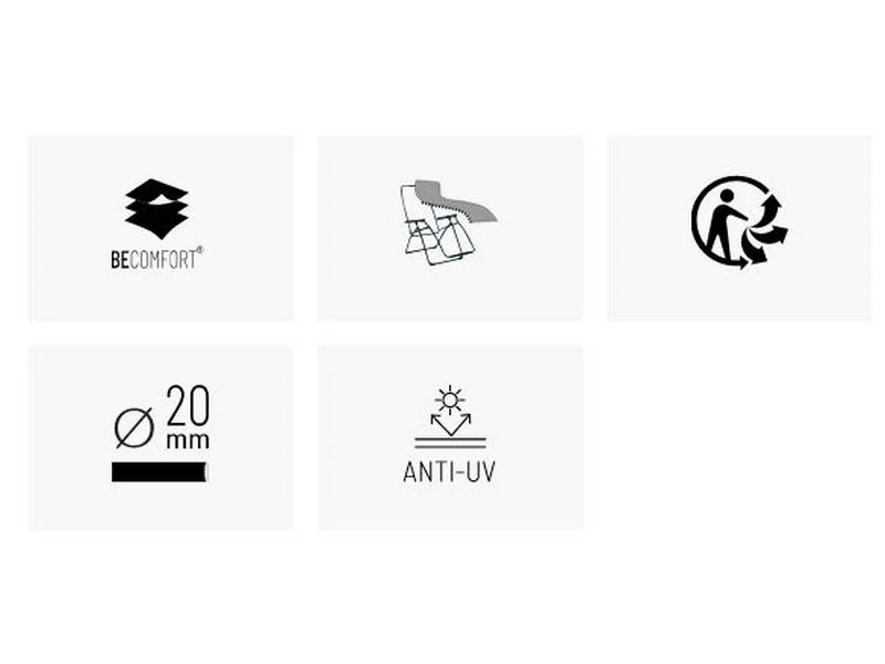 Lafuma Relaxstoel Evolution Becomfort Dark Grey 8902 6 Lafuma Relaxstoel Evolution Becomfort Dark Grey 8902 - Afbeelding 6