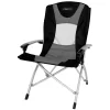 Eurotrail Vouwstoel Lyon Alu Zwart-Grijs