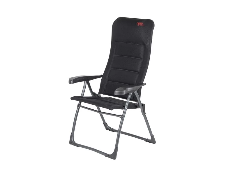 Crespo Kampeer Standen Stoel Ap-215 Air-deluxe Zwart Kleur 80 2 Crespo Kampeer Standen Stoel Ap-215 Air-deluxe Zwart Kleur 80 - Afbeelding 2