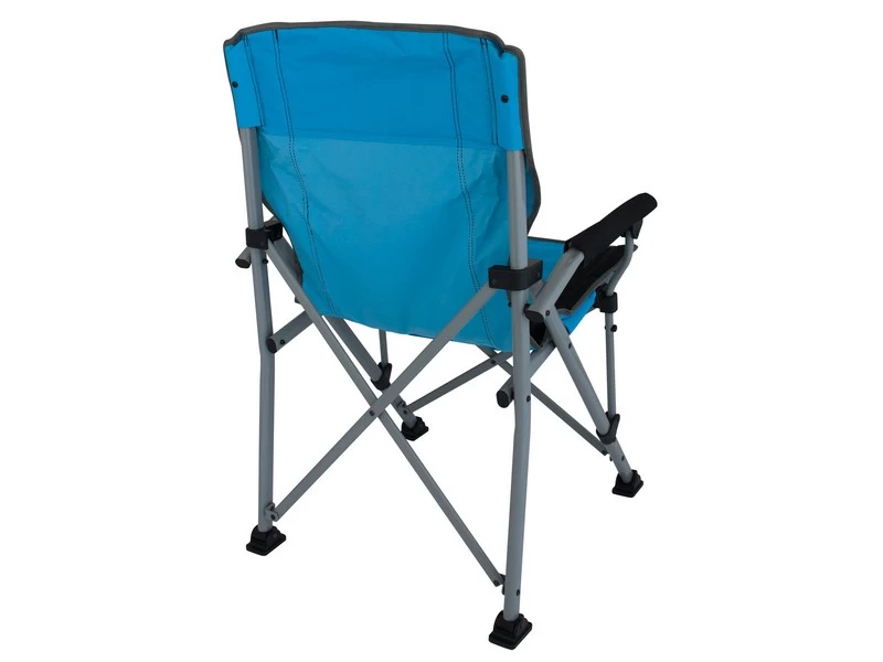 Eurotrail Vouwstoel Bolzano Azure-Zwart 2 Eurotrail Vouwstoel Bolzano Azure-Zwart - Afbeelding 2