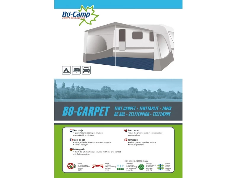 Bo Camp Tenttapijt Bo-carpet Blauw 3 Bo Camp Tenttapijt Bo-carpet Blauw - Afbeelding 3