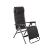 Crespo Kampeer Relaxstoel Ap-232 Air-deluxe Zwart Kleur 80
