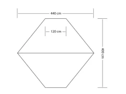 Eurotrail Tarp 5 Wing Katoen-polyester -Tenten en Accessoires Winkel 46 2 eurotrail tarp 5 wing katoen polyester ette0640 2704