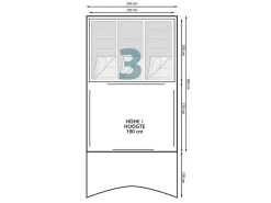 Eurotrail Opblaastent Iowa BTC Air -Tenten en Accessoires Winkel 56 3 eurotrail opblaastent iowa btc air plattegrond ette1121 2701