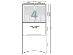 Eurotrail Opblaastent Georgia BTC Air -Tenten en Accessoires Winkel 58 3 eurotrail opblaastent georgia btc air plattegrond ette1136 2701