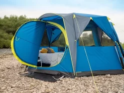 Coleman Familie Tent Octagon Blue-lime -Tenten en Accessoires Winkel 64 4 coleman familie tent octagon blue lime 2000035750