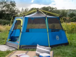 Coleman Familie Tent Octago Blue-lime -Tenten en Accessoires Winkel 65 5 coleman familie tent octago blue lime 2000035194