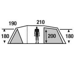 Tenten en Accessoires Winkel -Tenten en Accessoires Winkel high peak koepeltent porto 6 hoogte 12240 1